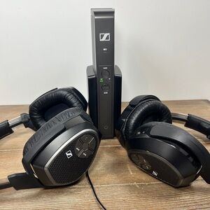 Sennheiser - RS 175 RF Wireless Headphone System & 2 Over the Ear Headphones